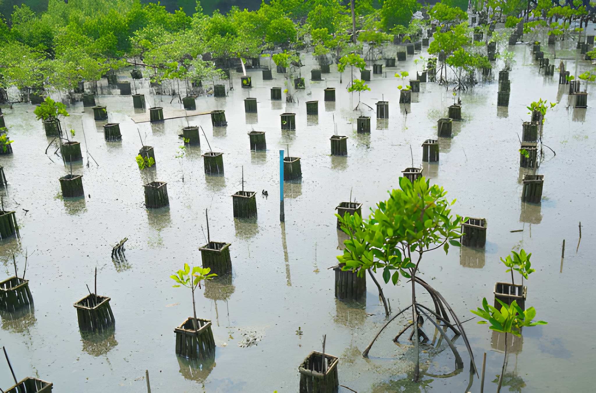 Mangrove forest and coastal ecosystem